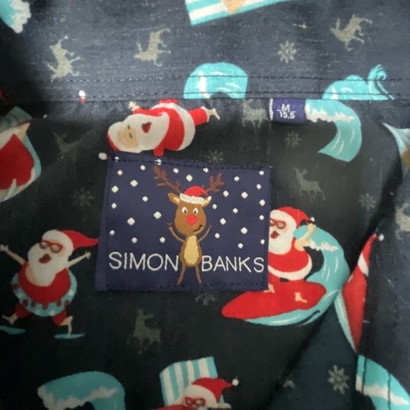 Simon Banks Surfing Santa at the Beach Santa Size Medium 15.5” (L1) - Picture 6 of 8
